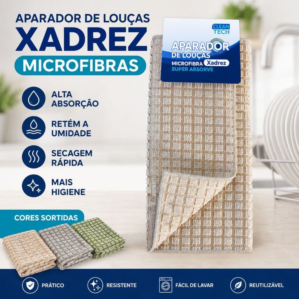 Aparador Louças  Microfibra Estampado Organizador Cozinha Secador