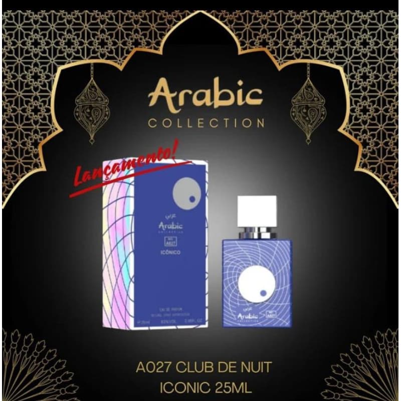 Perfume mini Árabe Club de Nuit Iconic 25Ml Arabic Collection