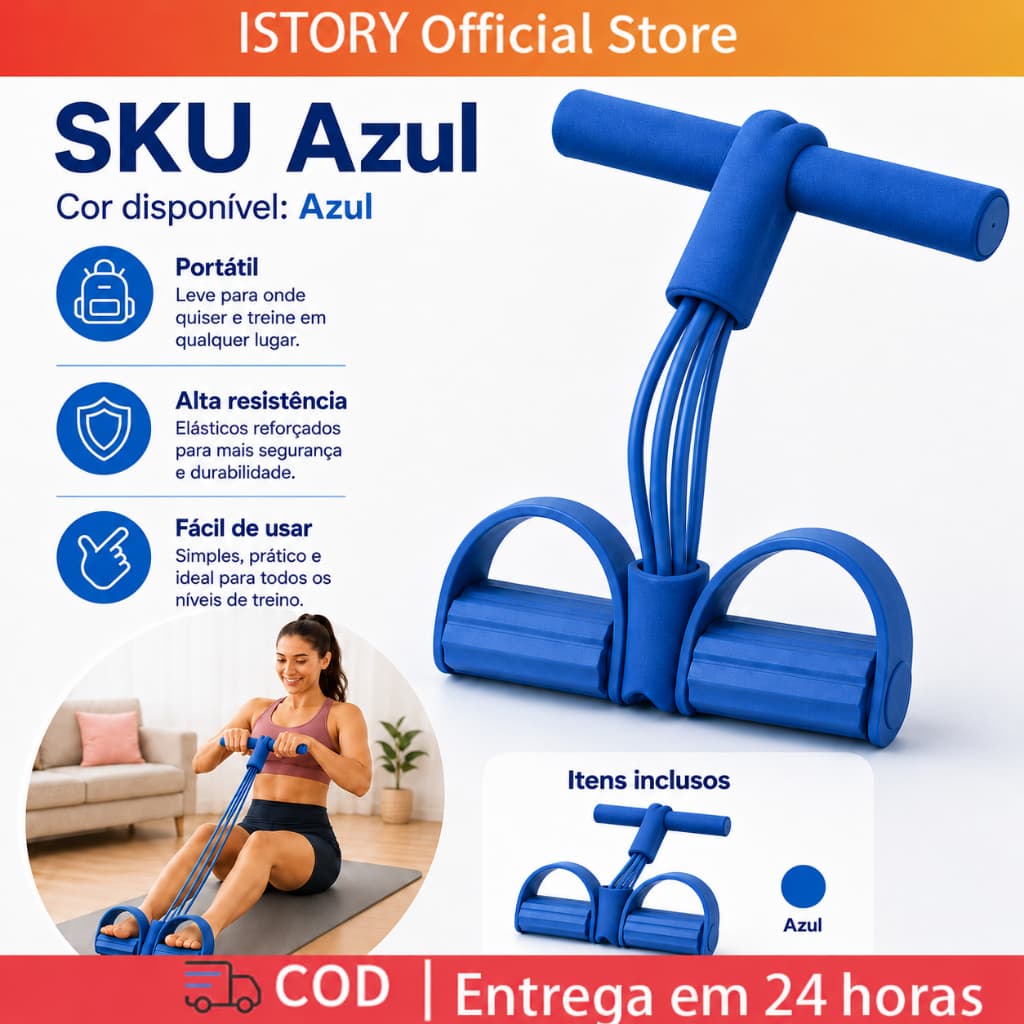 Elástico Extensor de Exercícios Pull Reducer Multi Função Academia Em Casa Uso Profissional