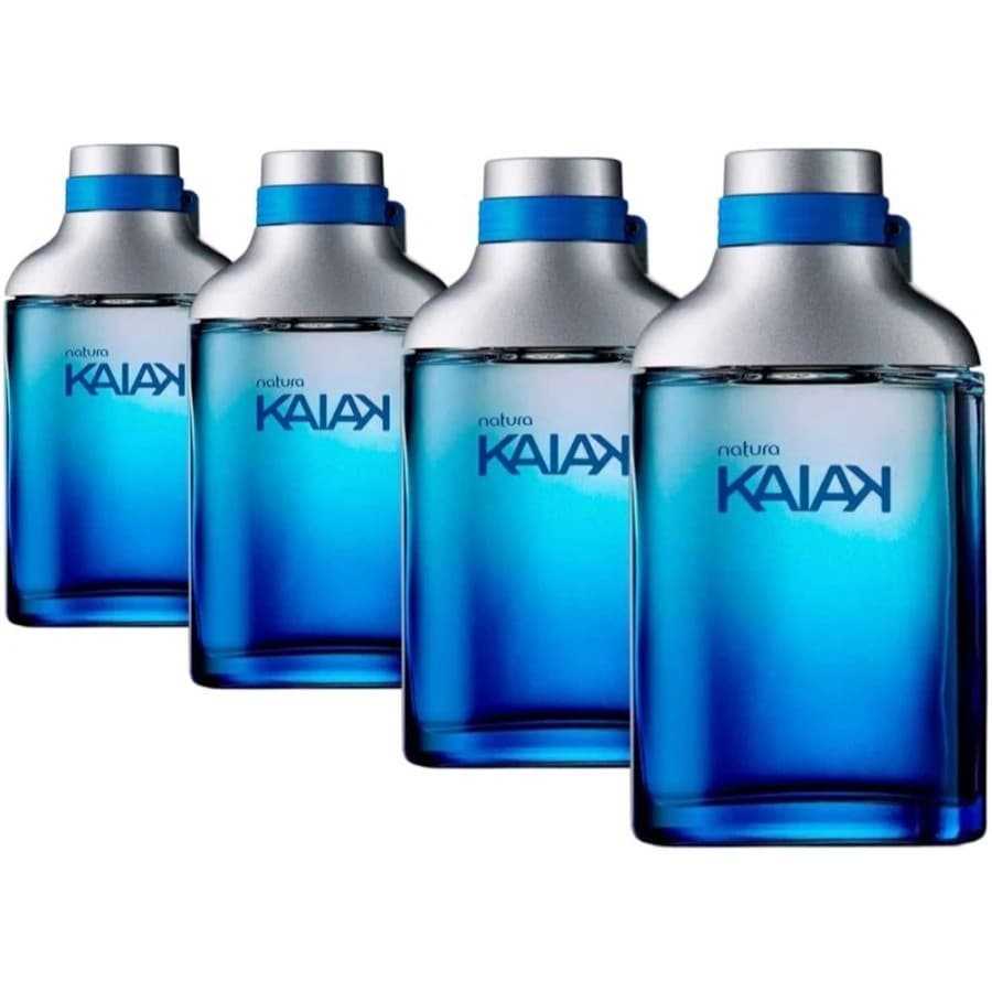 Kit 4 Perfumes Masculino Kaiak Tradicional com 100ml