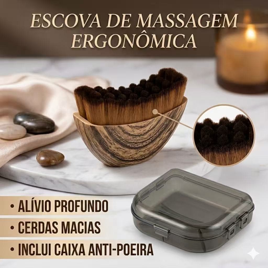 Escova Facial Seca com Cerdas Ultra-Soft para Pele Sensível
