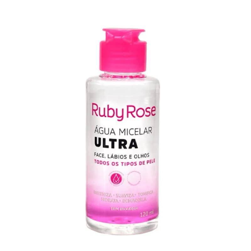 Água Micelar Ultra Demaquilante - Limpeza Profunda e Hidratação 120 ml