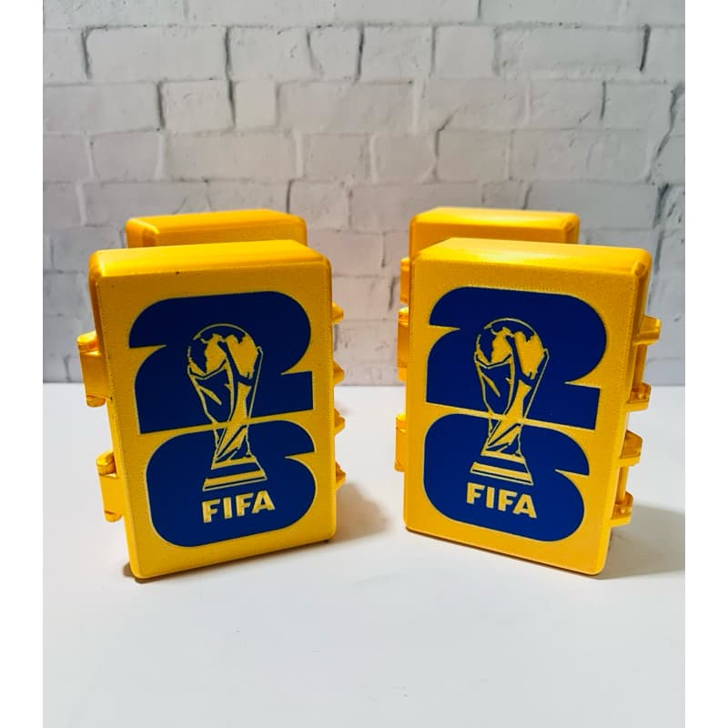 Porta Figurinha Copa do Mundo 3D Tema FIFA | Caixa Organizadora de Figurinhas