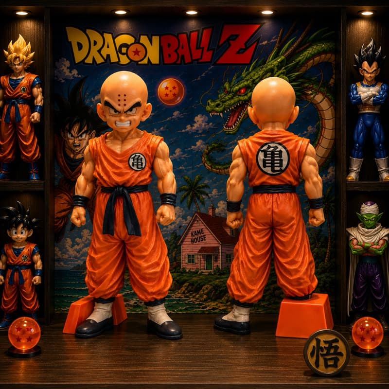 Action Figure Kuririn 18Cm Dragon Ball Z Saga Sayajin Banpresto