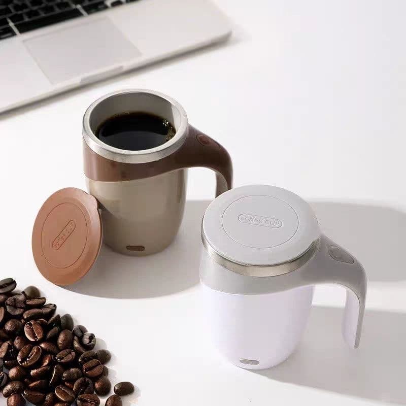 Caneca Misturadora Automática Elétrica USB Bateria Recarregável Mixer Café 380ml