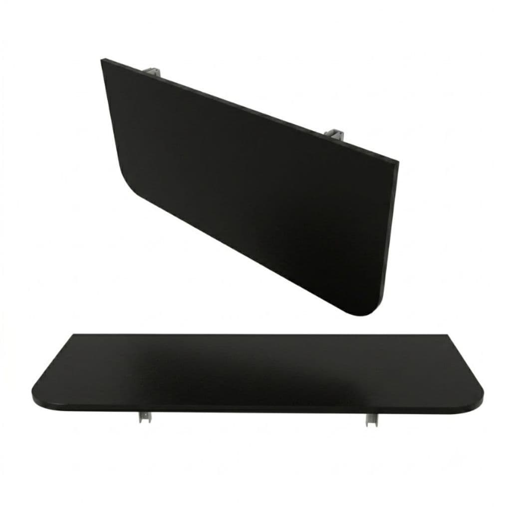 Mesa Dobrável de Parede Retrátil Suspensa MDF Borda Redonda Para Cozinha Quarto Escritório