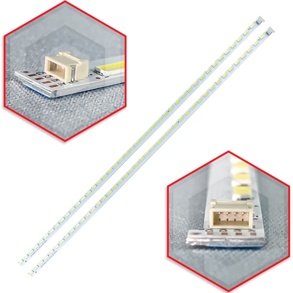2 Barras de Led L39F73A 42 Leds para Televisão