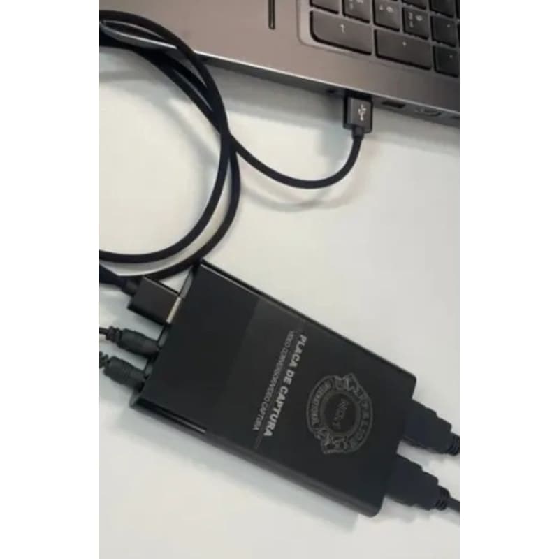 Placa De Captura De Vídeo Hdmi 4k Full Hd Usb 3.0 Com Áudio Cor Preto