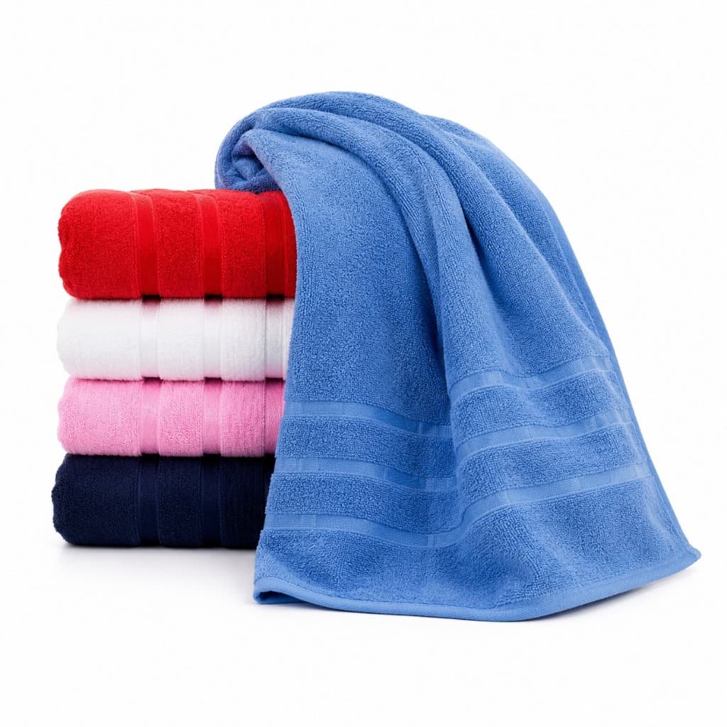 Toalha de Banho Grande 75x125cm 100% Algodão | Kit com 1, 2 ou 4 Unidades | Alta Absorção