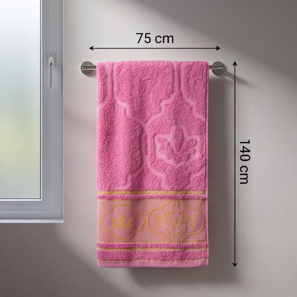Toalha de Banho Bia 75x140 cm |  Macia - Alta Absorção -  Secagem Rápida -  Toque Suave -  Premium