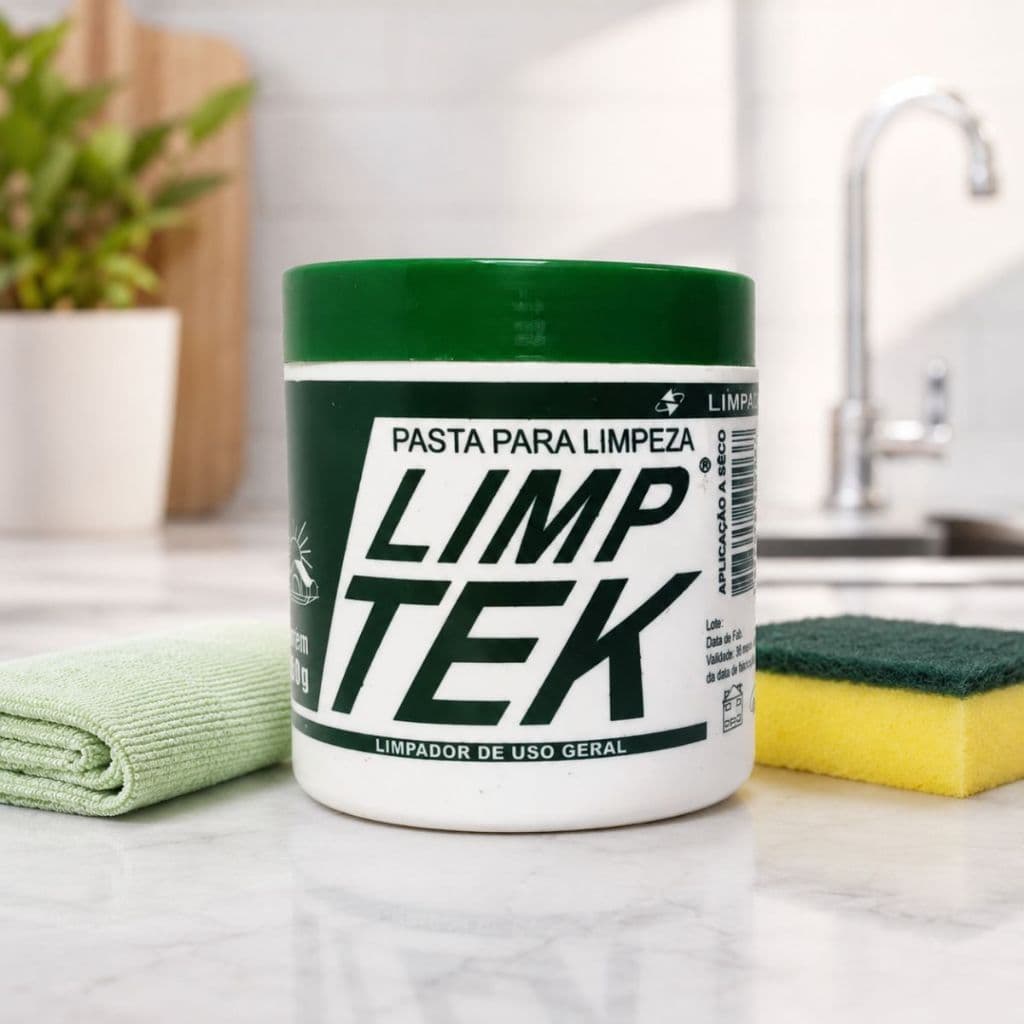 Pasta De Limpeza Lavagem A Seco Limptek Limp Tek Com 500gr
