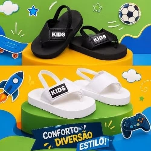Chinelo infantil Baby Gorgurão Kids .25