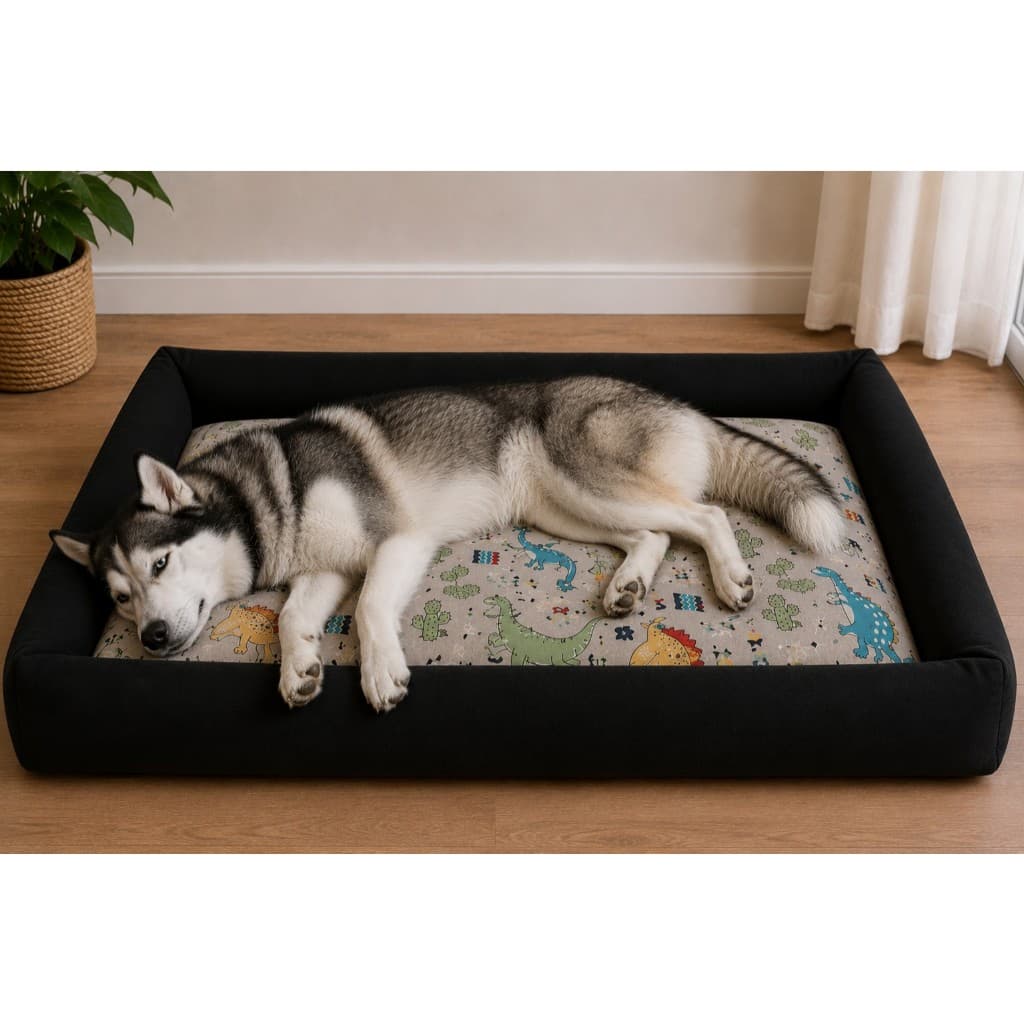 Cama Pet Impermeável Gigante 100x70Cm e Media 70x50cm - 100% Lavável Confortável Para Cachorro