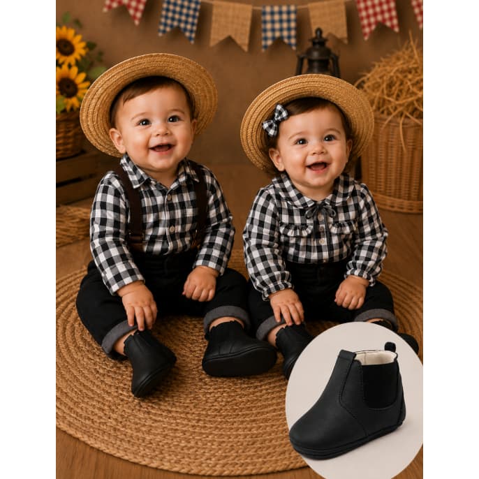 Bota Botina Bebê Botinha Menino E Menina Sapatinho Inverno