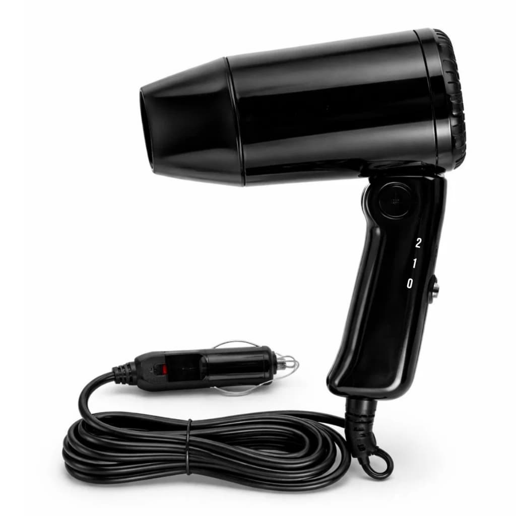 Secador De Cabelo 12V Portátil Dobrável Para Carro Caminhão Viagem