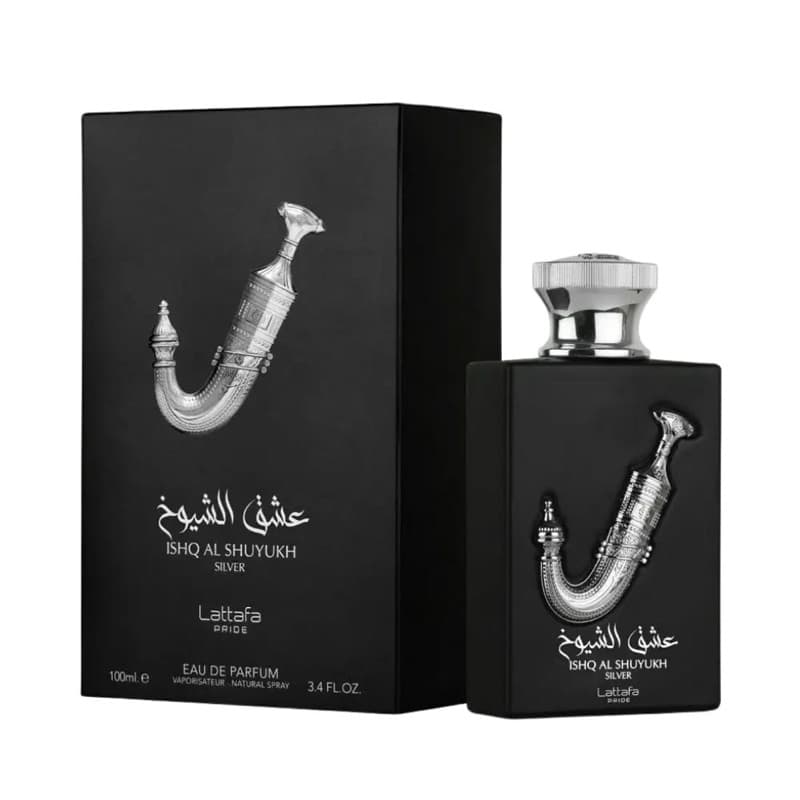 Perfume Lattafa Ishq Al Shuyukh Silver Eau de Parfum Masculino 100ml