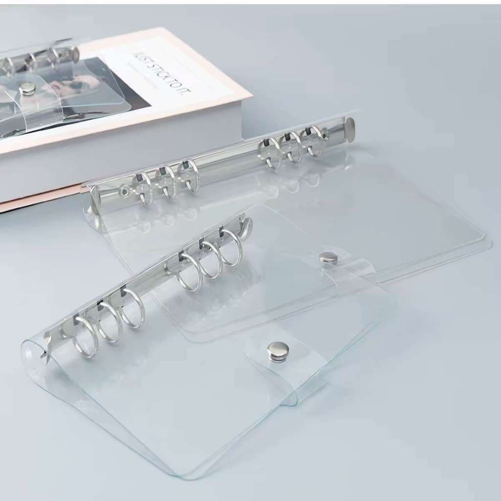 Folhas soltas A5/A6 Capa transparente de PVC com 6 furos 2250