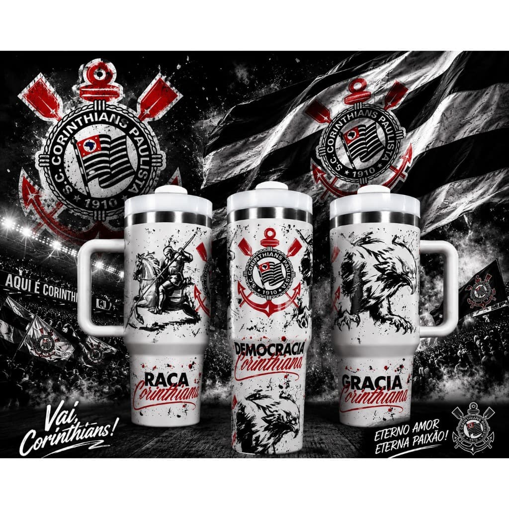 Copo Térmico Corinthians 1,2L