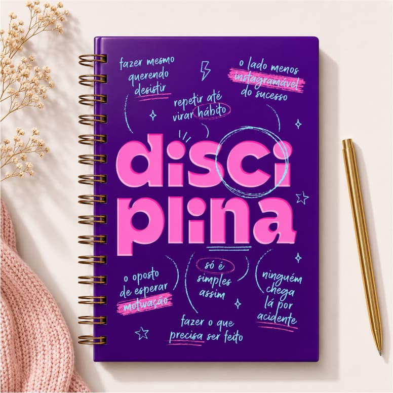 Planner Fitness Academia Emagrecimento e Hipertrofia Controle de Treino Dieta e Hábitos