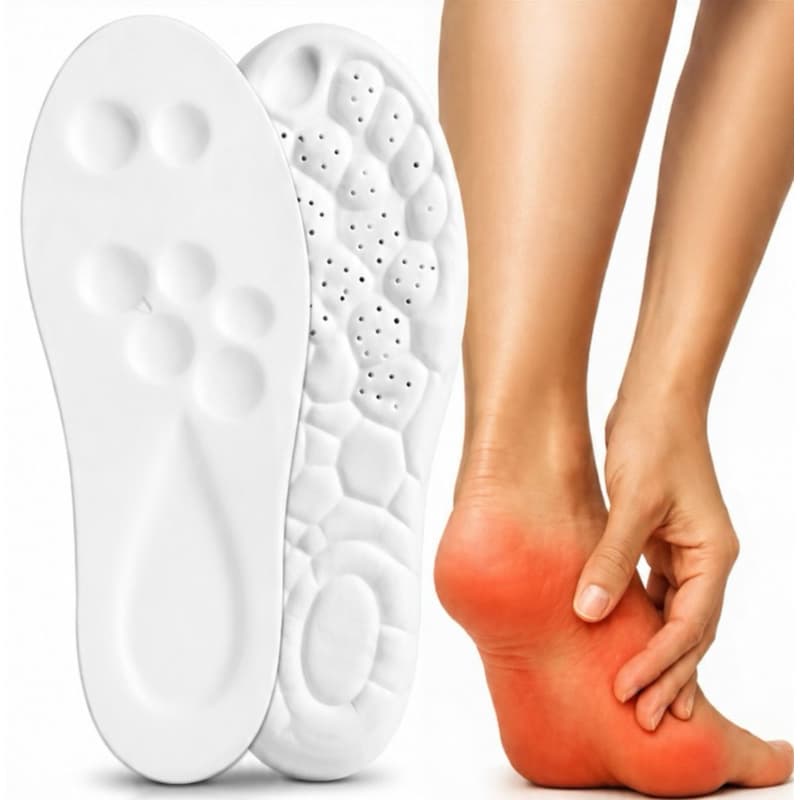 palmilha Ortopédica 4d de alto conforto para tênis, sapato e botas