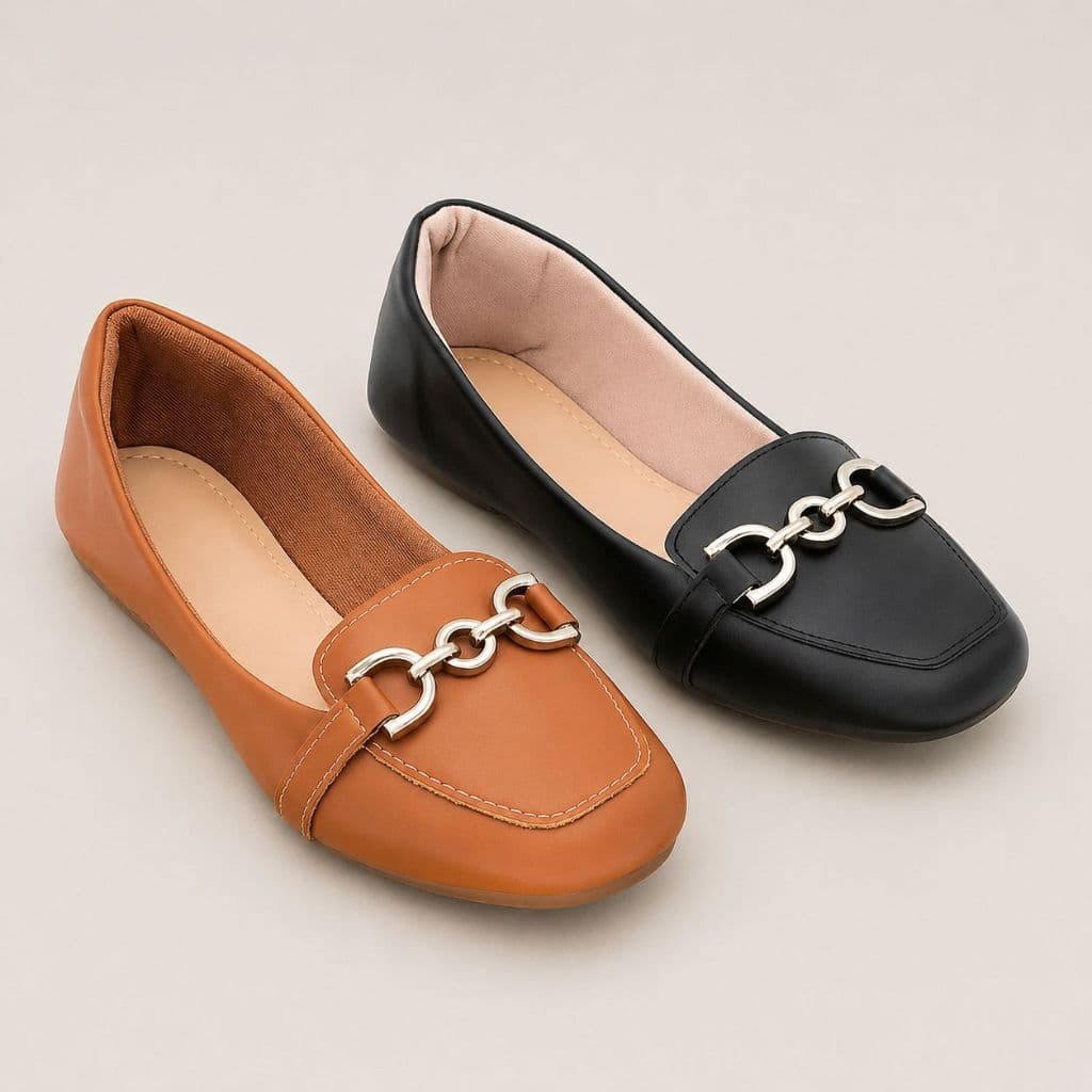 Kit 2x Sapatilha Feminina Mocassim Com Bridão - Confort