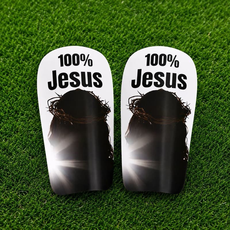 Caneleira Futebol Futsal Society Personalizada 100% Jesus