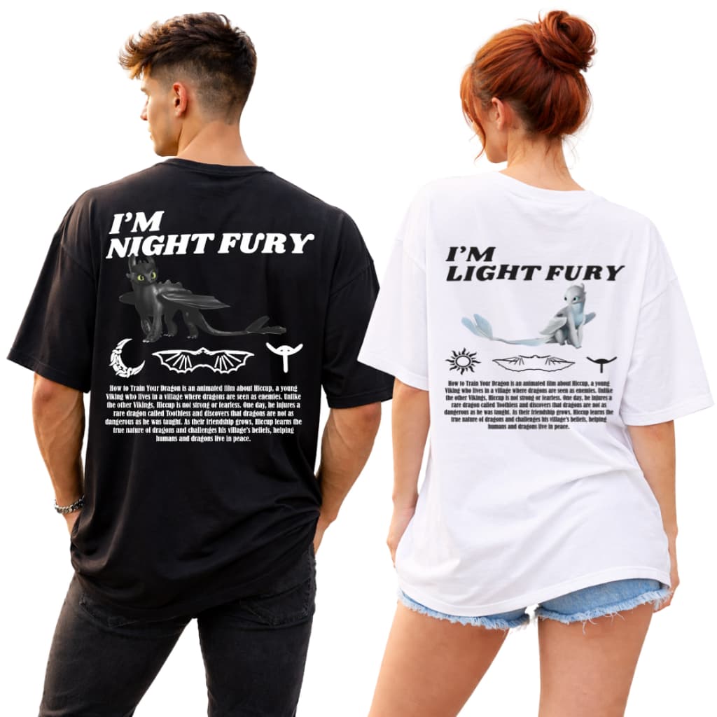 kit 2 Camisetas Casal Banguela e Furia da Luz Promoção Especial Novidade Inédita Especial