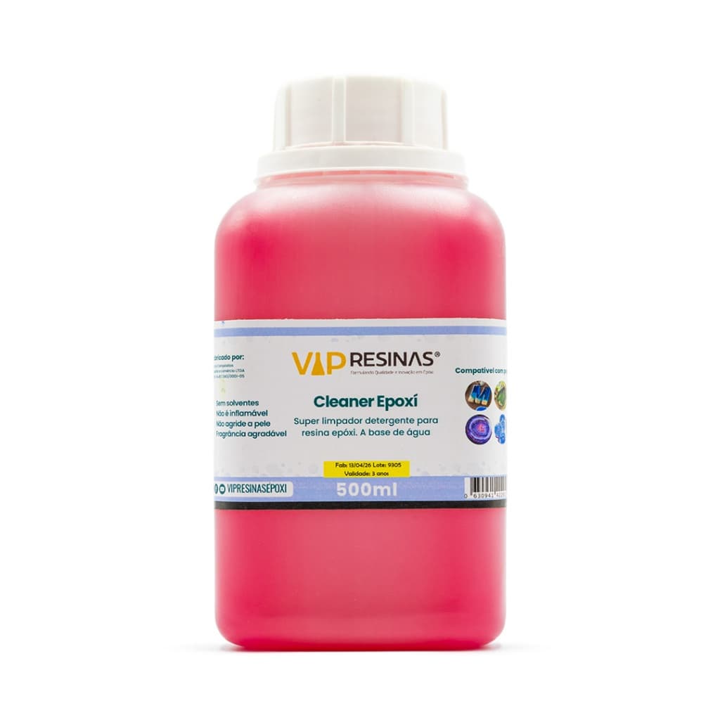Removedor Epoxi 500ml Detergente Para Resina Resíduos Tintas