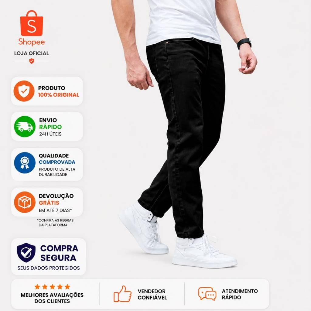Calças Jeans Masculina Skinny Elastano Premium Lycra De Alta Qualidade