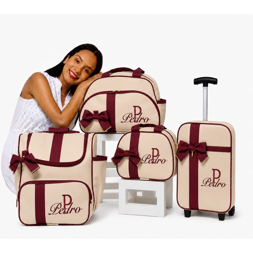 Bolsa Maternidade Personalizada Menino Menina Kit Bolsa Maternidade Mala Personalizada Nome do Bebê