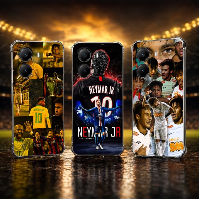 CAPA CAPINHA HEX  COMPATÍVEL COM POCO X8 PRO/POCO X8 PRO MAX DESENHO VARIADO NEYMAR ANTI IMPACTO