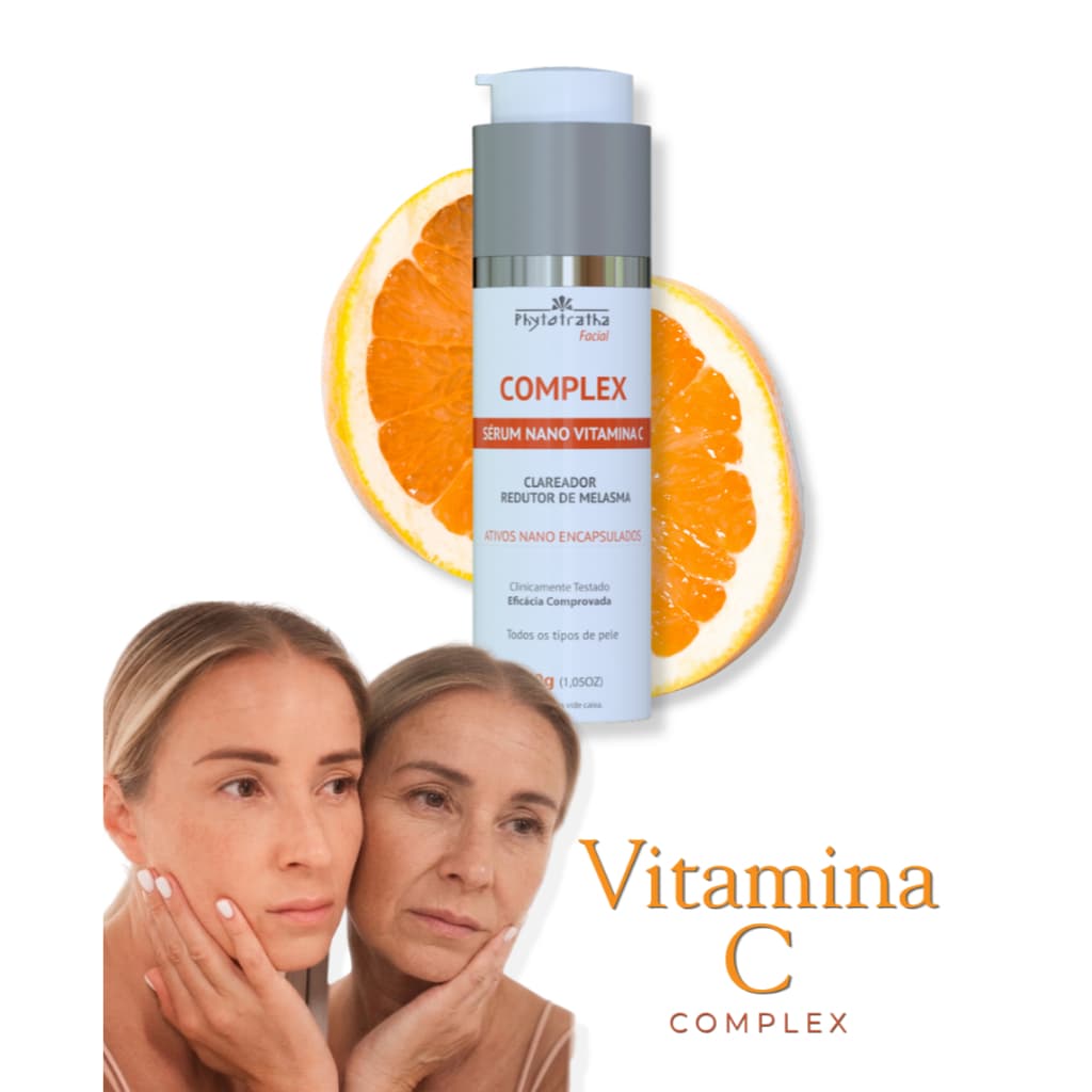 Sérum com Vitamina C 20% Nano - Clareador de Melasma Complex 30g
