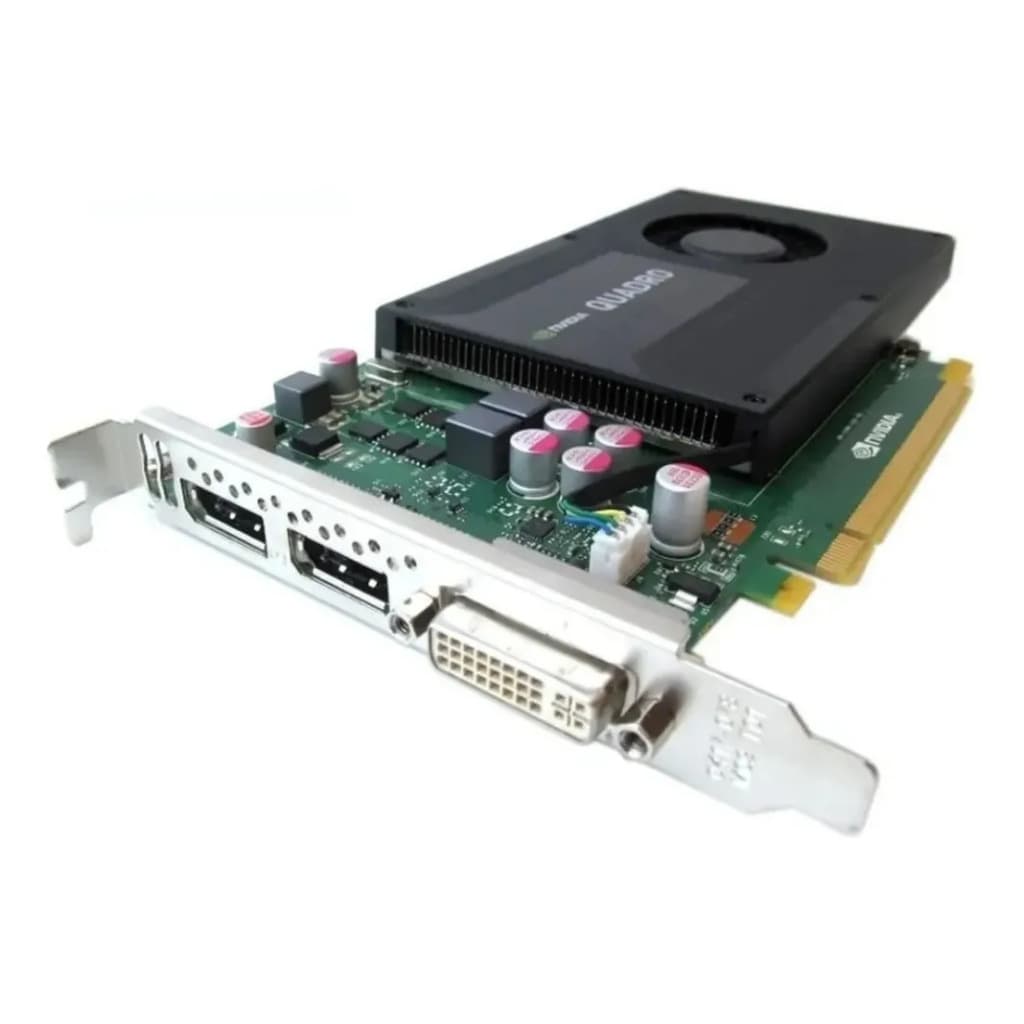 Placa De Vídeo Nvidia Quadro K2000 2gb Gddr5 3 Saídas Pci-e (Usado)