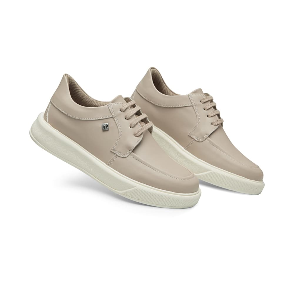 Sapatênis Casual Derby Bertelli Masculino Couro Vegano Tartufo Design Arrojado Confortável linha Premium Envio Rapido