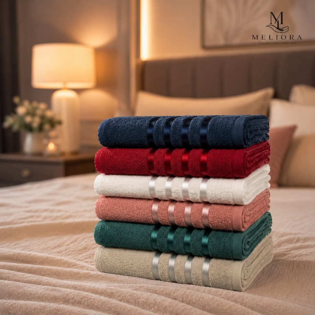 Kit 3 Toalhas Ônix Premium Banho Grande 62x132cm Macias Absorventes Algodão Premium Hotel Luxo