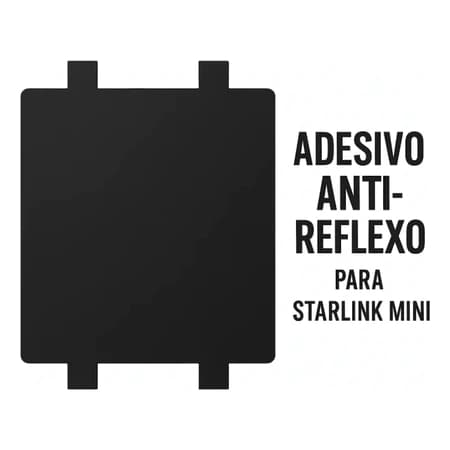 Película Adesiva UV Para Starlink Mini Anti Reflexo