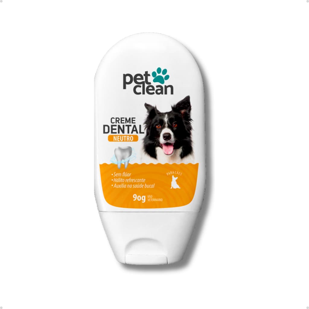 Creme Dental Neutro Para Cachorro E Gato Pet Clean 90g