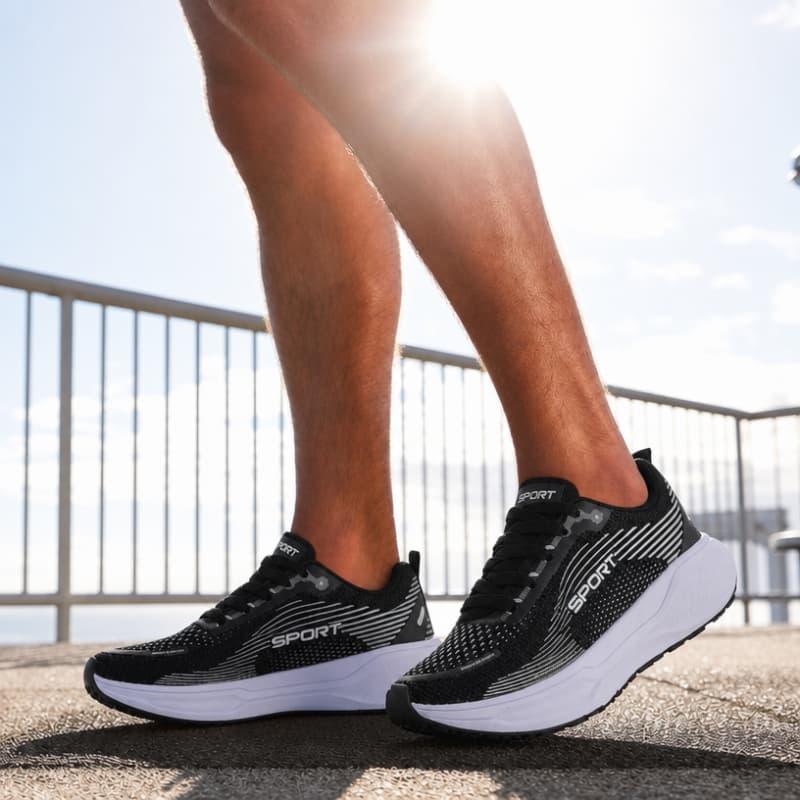 Tênis Esportivo Masculino Caminhada Corrida Academia Confortável Envio Imediato