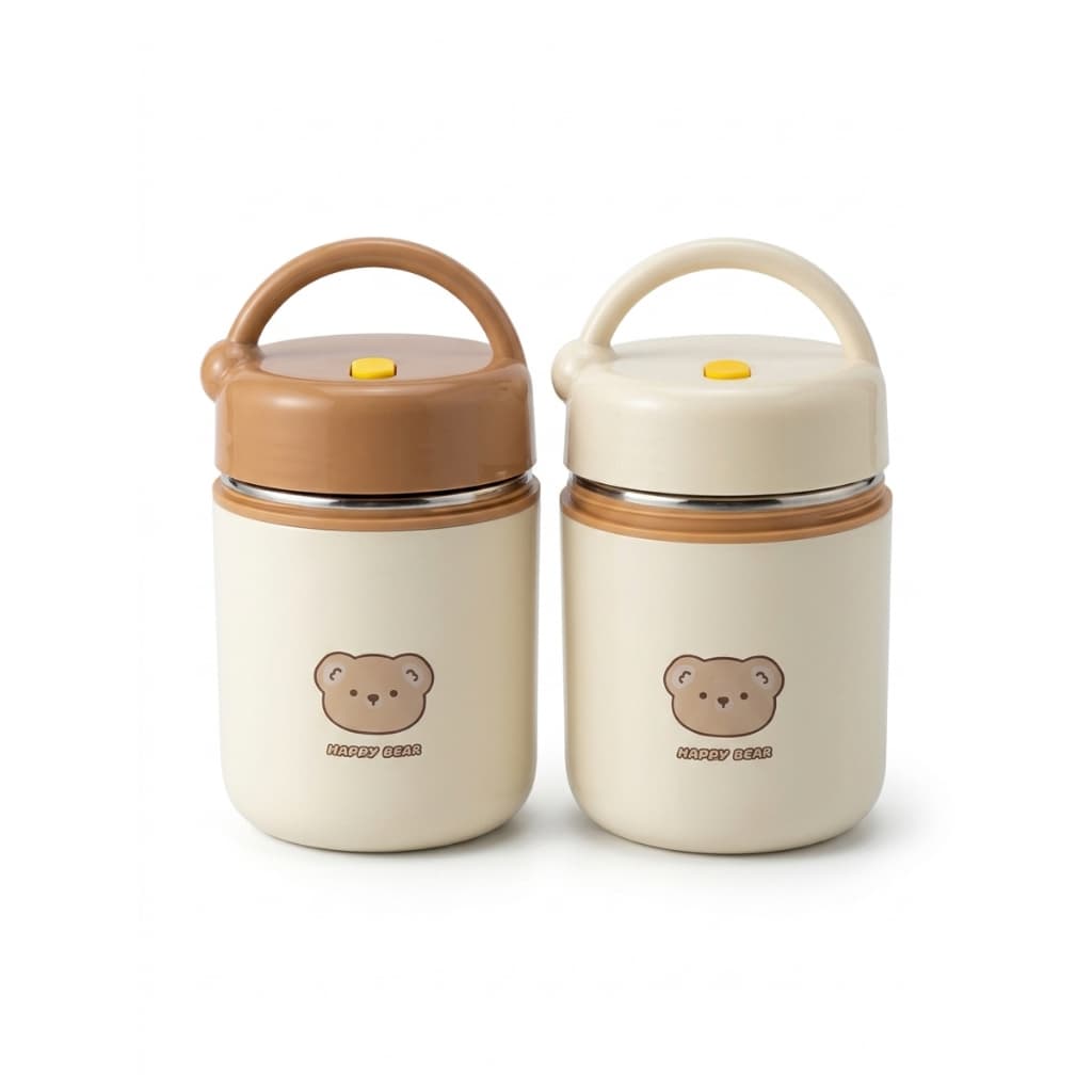 Pote Térmico Infantil Inox 400ml Marmita Papinha Bebe