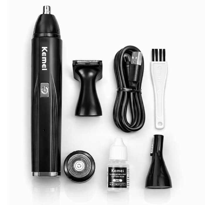 Kemei KM-539 – Aparador 4 em 1 Profissional para Nariz, Orelhas e Corpo