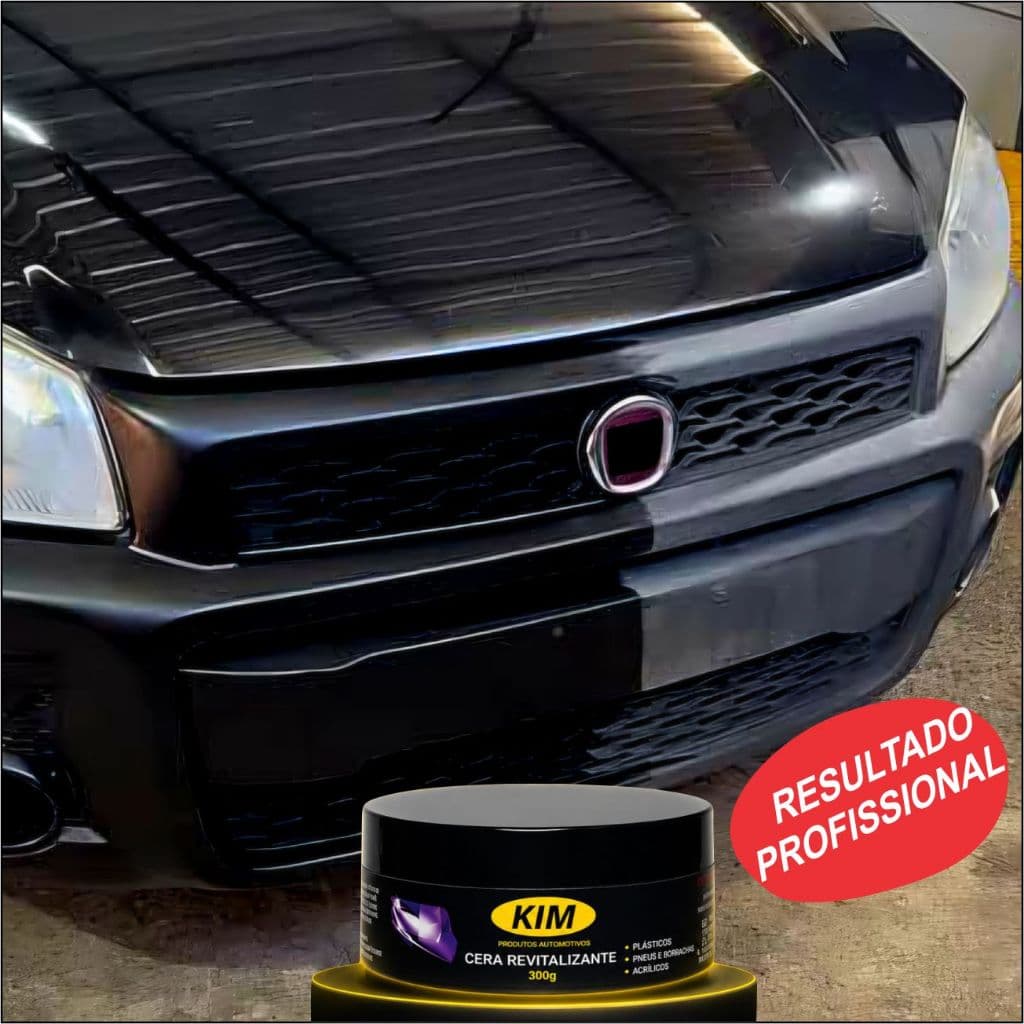 Revitalizador de Plástico Automotivo  Renova Parachoque Efeito Novo Duradouro