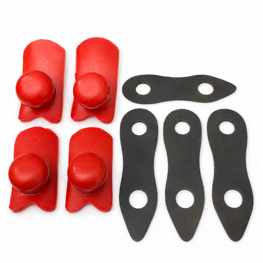 Jogo com 4 Buchas de Silicone para Galos – Protetor de Batoque (Alta Resistência)