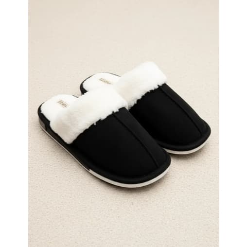 Pantufa Masculina Peluciada Confortável Antiderrapante Ideal para Inverno Chinelo de Quarto