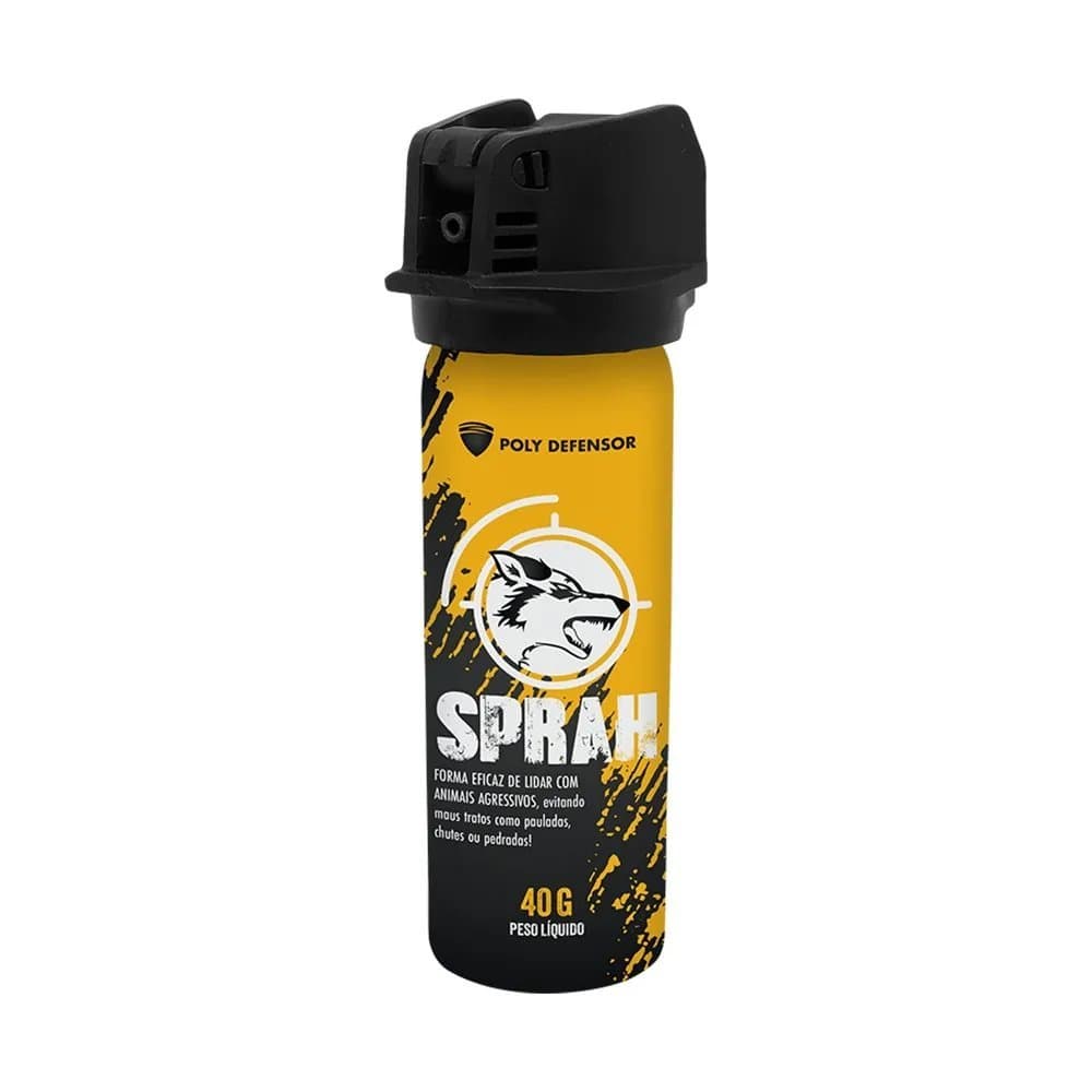 Spray Repelente Contra Animais Hostis 40g até 3m Proteção Segura Legalizado para Caminhadas e Trilhas