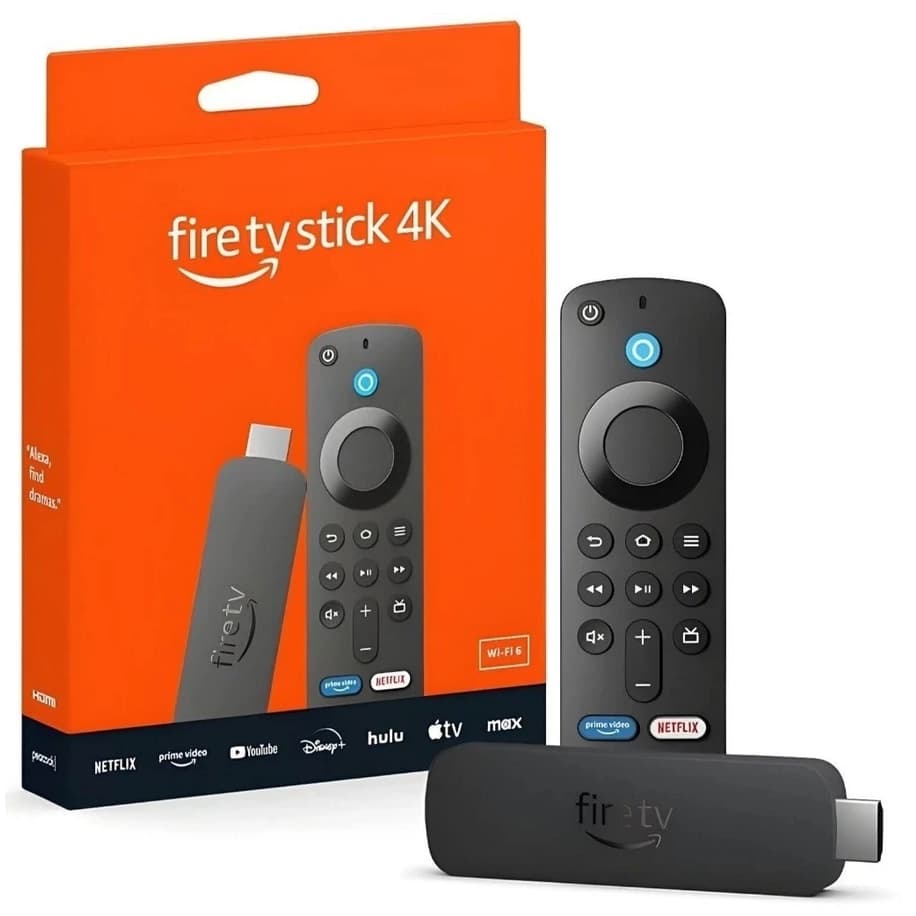 Fire TV Stick 4K com Dolby Vision/Atmos e suporte a wi-fi 6 Alexa e comandos de TV