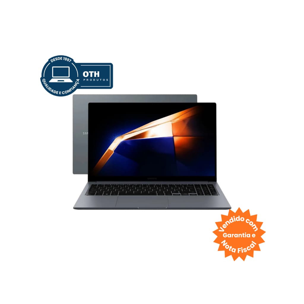 Notebook Samsung Galaxy Book 4, 15,6" Full HD, i5 13º Gen, 8GB, SSD-256GB