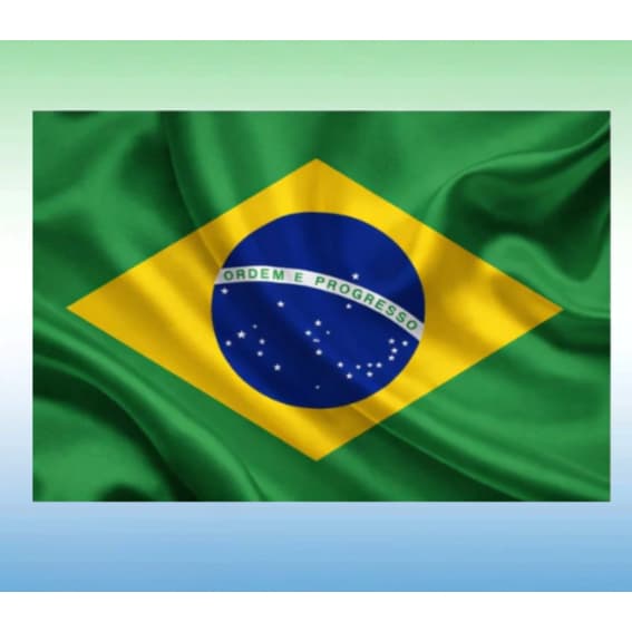 Bandeira Do Brasil Gigante 1,80 X 1,15  Alta Qualidade Jogos Verde Amarela 58201