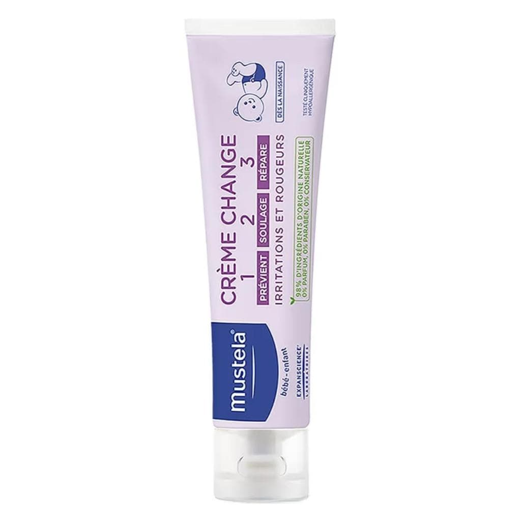 Mustela Pomada Preventiva Assaduras Bebê 108g Vitaminada Tripla Ação 98% Natural 1>2>3