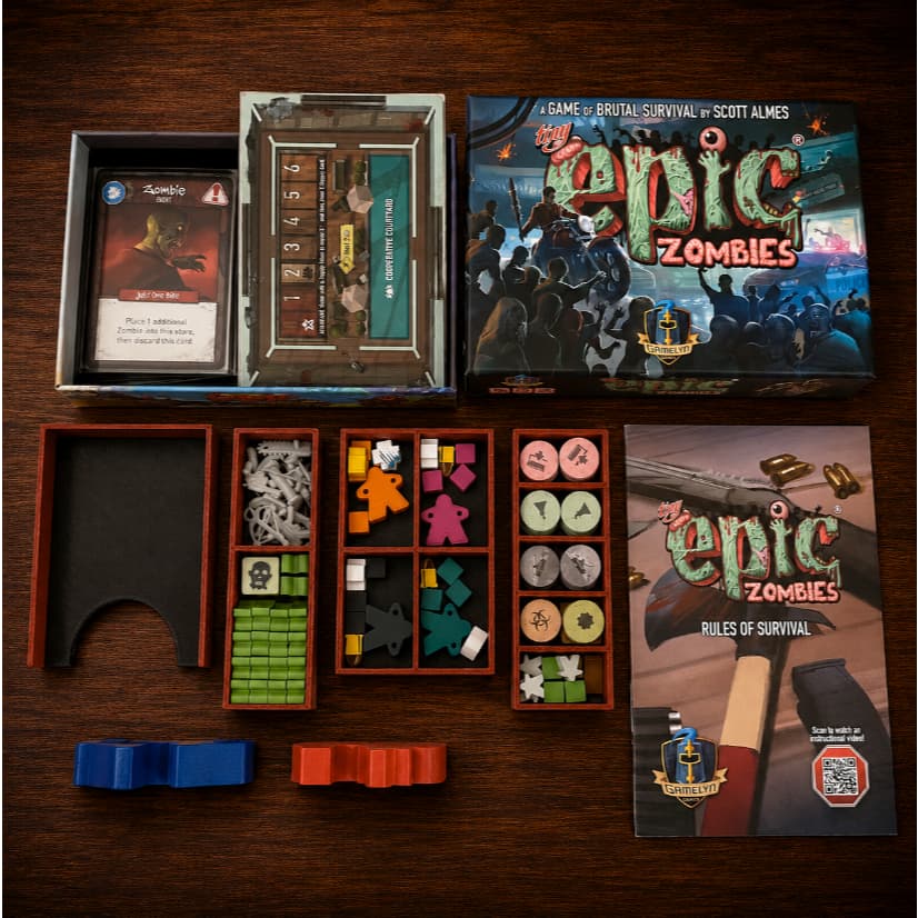 Insert Tiny Epic Zombies - Organizador do jogo
