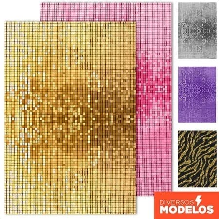 Painel Shimmer Wall Retangular 1,50x2,20m Sublimado Em Tecido Decoração de Festa